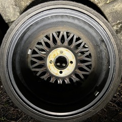 メーカー不明　メッシュホイール　　pcd100　の画像