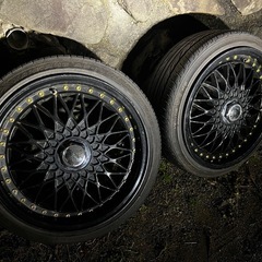 メーカー不明　メッシュホイール　　pcd100　の画像