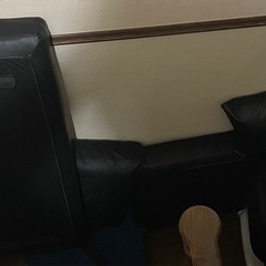 美品合皮ソファーの画像