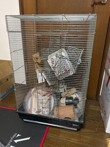デグー用飼育セット　飼育ケージ