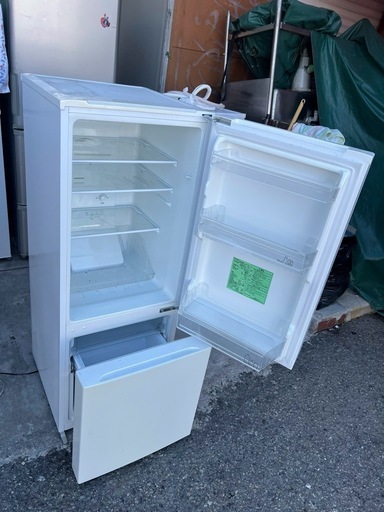 NO B926?福岡市内配送設置無料✨?YRZ-F15E1(W) 2ドアノンフロン冷凍冷蔵庫(156L・右開き) ホワイト