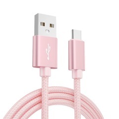 新品 Type-C充電ケーブル 2m 2本 ピンクの画像