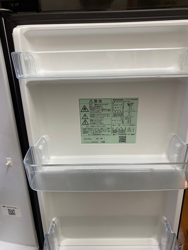 2021年製 Panasonic 冷蔵庫 168L｜動作良好｜一人暮らしに最適｜ 美品・2021年製］Panasonic NR-B17FW-T 168L 冷蔵庫 動作良好 冷凍 