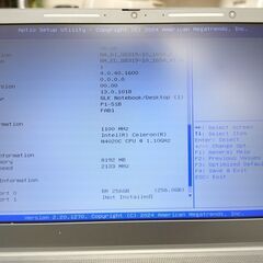 VETESA 14インチノートPC N14DP9 メモリ8GB SSD256GB Win11対応/初期化済の画像