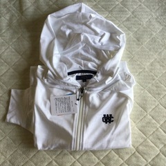 新品未使用品、キャロウェイ.パーカー長袖フード付き、3Ｌ、ホワイト、の画像