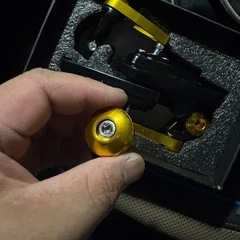 バーエンドミラー　ゴールドの画像