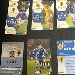 カルビーサッカー日本代表チップス2006年メモリアルカードの画像
