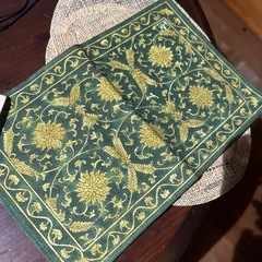 源右衛門の敷物　麻のハンカチ他の画像