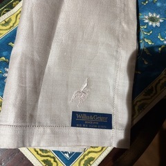 源右衛門の敷物　麻のハンカチ他の画像