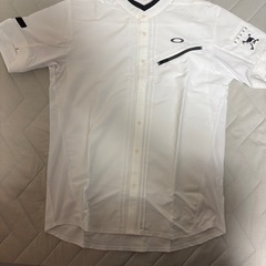 新品未使用品、オークリ−ゴルフ、ホワイト、半袖シャツ、JPN=XL、us/EU=Ｌ、の画像