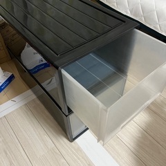 衣装ケース（黒）を2つ譲りますの画像