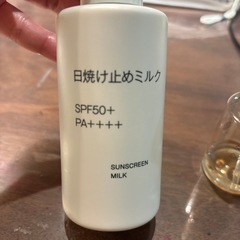 無印良品　日焼け止めミルク　の画像