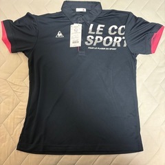 ルコック スポルティフゴルフ.Ｏ、ネイビー、半袖の画像