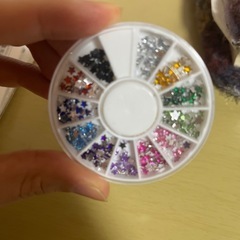 【新品未使用】ネイルパーツ星カラフルの画像