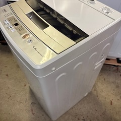 【富山市内配送費用無料！】アクア　洗濯機　AQW-S45H 2020年製の画像