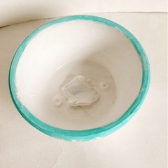 リメイク鉢 SEA 陶器製植木鉢 プランター ターコイズブルーの画像