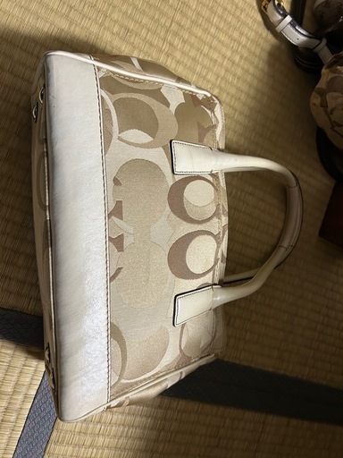 COACH トートバッグ シグネチャー ベージュ系