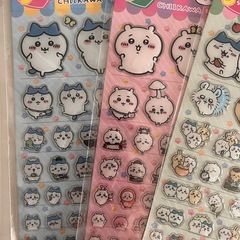 韓国限定ちいかわ　ハチワレ　ちいかわ　ステッカー3セット　シールの画像