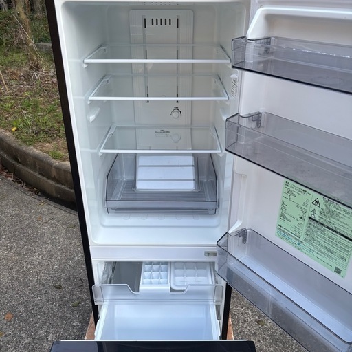?福岡市周辺配送設置対応?【⭐️全額返金保証⭐️】 　東芝 冷蔵庫 153L GR-T15BS 2ドア 一人暮らし 自動霜取り 動作確
