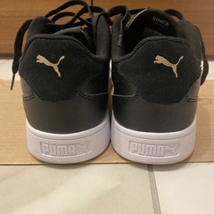 PUMA プーマ シャッフル パーフ スニーカー ユニセックス　ブラックレザー の画像