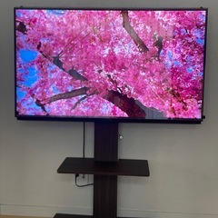 55v 液晶テレビ　保護パネル付の画像