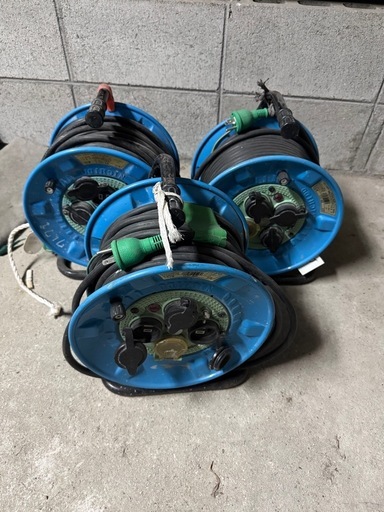 電工ドラム30m×3個