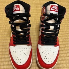 スパイダーマン　ナイキ エアジョーダン１　スニーカー　25cm 美品の画像