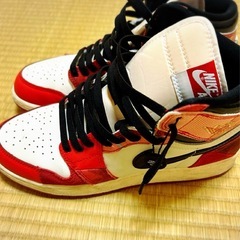 スパイダーマン　ナイキ エアジョーダン１　スニーカー　25cm 美品の画像
