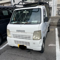 幌車　キャンピングカー　軽トラ　スズキ　キャリイ　車検残り5ヶ月　走行距離7万台の画像