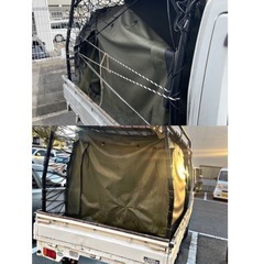 幌車　キャンピングカー　軽トラ　スズキ　キャリイ　車検残り5ヶ月　走行距離7万台の画像