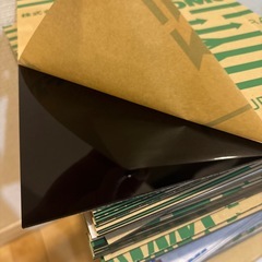 透明と黒の塩ビ系板200枚くらい？の画像