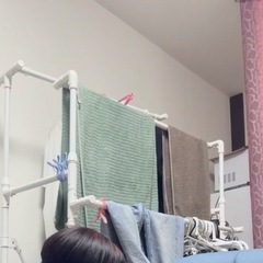 室内物干し竿！コンパクト〜長さ出し可能の画像