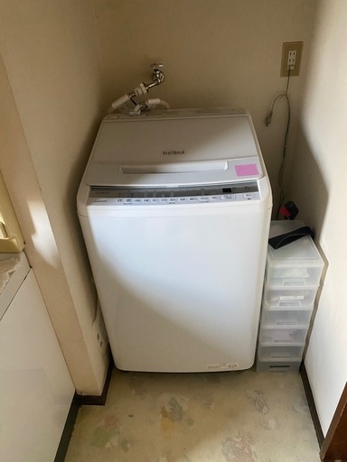 洗濯機　BW-V80F 2021年式　日立　ビートウォッシュ 8kg