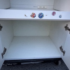 食器棚　訳あり　アンパンマン　　キッチン収納レンジ台　の画像