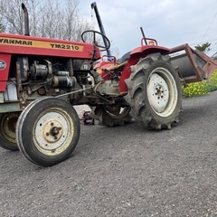 トラクター 堆肥 散布 土運び 整地の画像