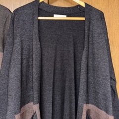 茶系ニットアンサンブルM〜Lブティック購入品の画像