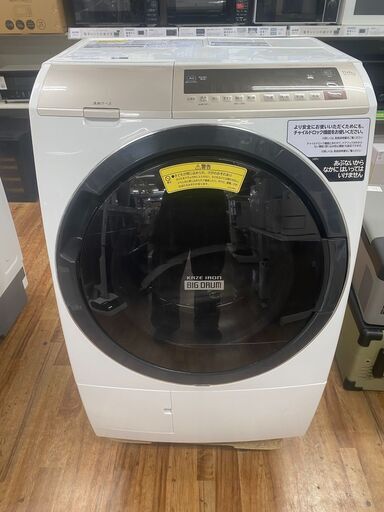 [動作保証付き] HITACHI ドラム式洗濯機 BD-SV110ER 11.0kg 2019年製 入荷いたしました！