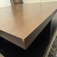 LOWYA(ロウヤ)[幅90] スクエアローテーブル 収納付き 突板 ツートンデザイン 日本製 リビングテーブル の画像