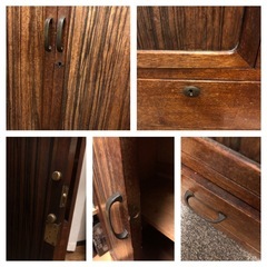 【引き取り限定】【無料】収納家具 昭和 タンス 下駄箱 の画像