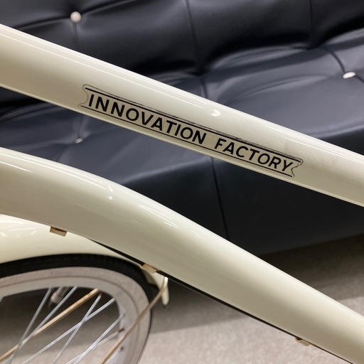 坂2603-809 サイクルベースあさひ INNOVATION FACTORY 自転車 ジュニアモデル 24インチ ギアなし 前カゴ有