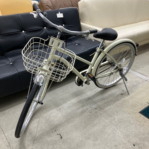 坂2603-809 サイクルベースあさひ INNOVATION FACTORY 自転車 ジュニアモデル 24インチ ギアなし 前カゴ有り キズ汚れサビ有り