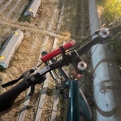 【美品・人気色】キャノンデール Quick クロスバイク（ディスクブレーキ仕様）Mサイズ相当　カスタムの画像