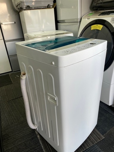 北九州市内配送無料　保証付き ハイアール Haier 全自動洗濯機 4.5kg ホワイト JW-C45A