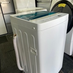 北九州市内配送無料　保証付き ハイアール Haier 全自動洗濯機 4.5kg ホワイト JW-C45Aの画像