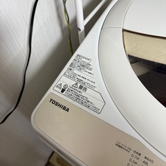 TOSHIBA洗濯機の画像