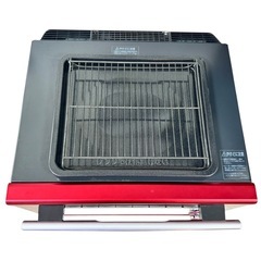 【美品・動作確認済】 SHARP ヘルシオ AX-S1-R ウォーターオーブン 赤の画像
