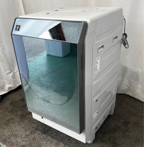 【引き取り限定】SHARPドラム式洗濯乾燥機ヒートポンプ　ES-W111 動作保証