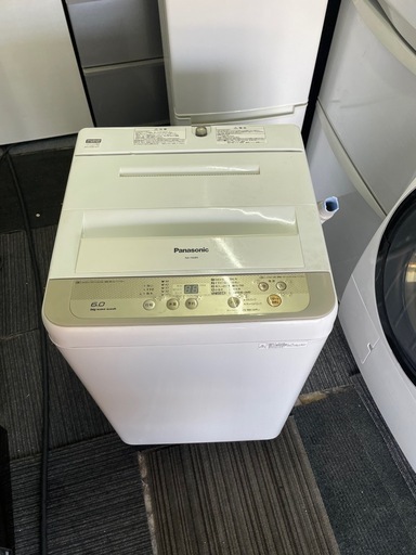 北九州市内配送無料　保証付き パナソニックNA-F60B9  全自動洗濯機 [洗濯6.0kg /乾燥機能無 /上開き]