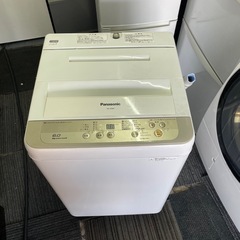 北九州市内配送無料　保証付き パナソニックNA-F60B9  全自動洗濯機 [洗濯6.0kg /乾燥機能無 /上開き]の画像