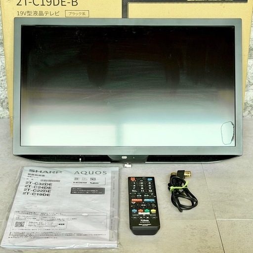シャープ「2T-C19DE」AQUOS 19V型ハイビジョン液晶テレビ ②